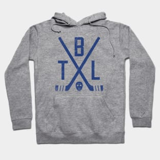 TBL Retro Sticks - White Hoodie